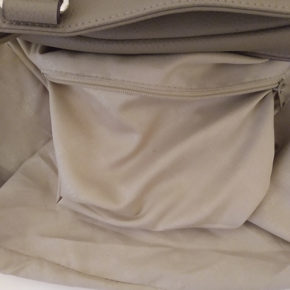 Rosetti Faux Leather Double Handle Zip Snap Shoulder Bag - Picture 10 of 12